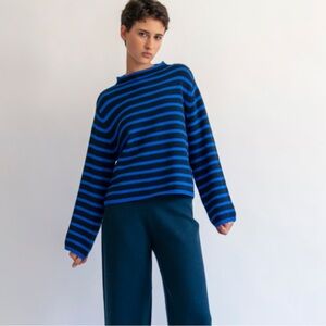 DEMYLEE • DYLAN STRIPE COTTON SWEATER